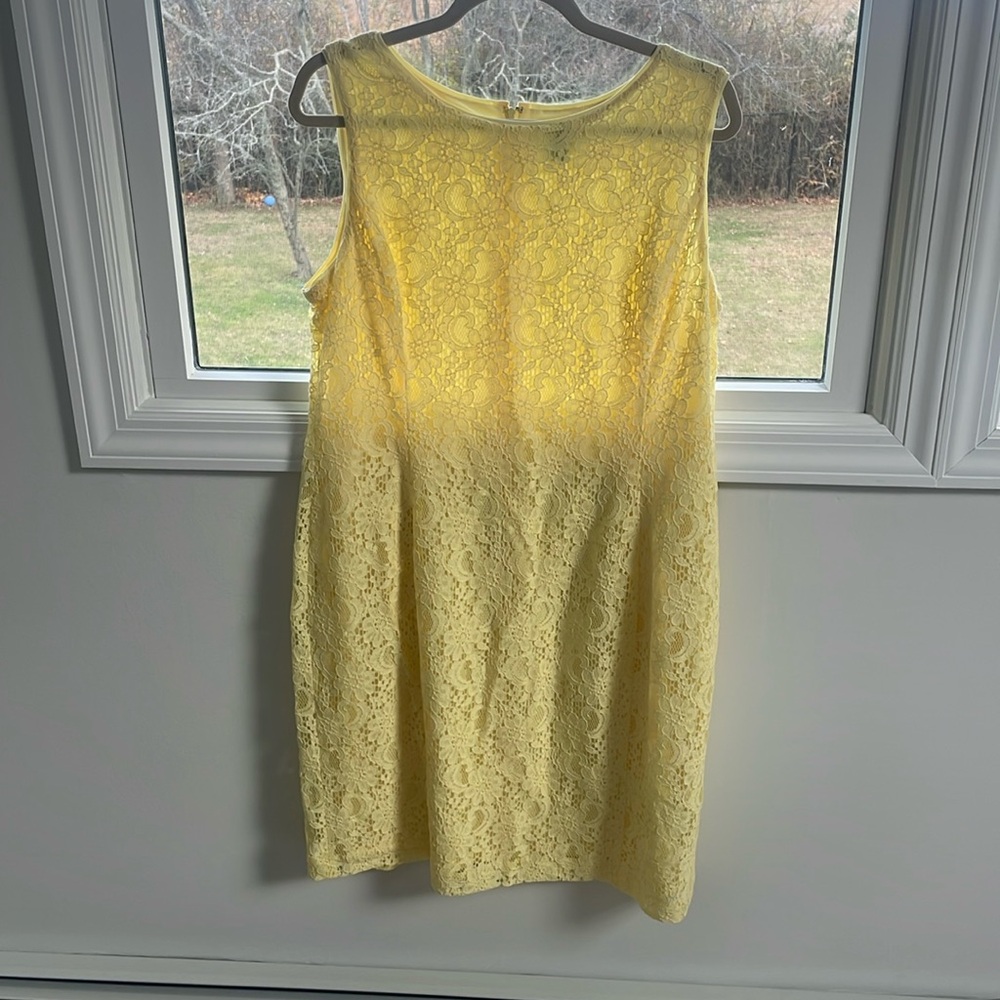 Pretty yellow dress, never worn.  Perfect for spring!